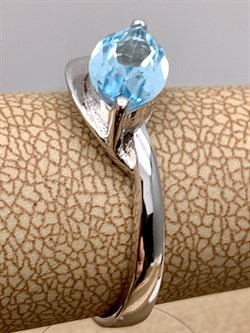 *Кольцо р.18 Голубой Топаз арт. R00307-517, (вес 3,58 г) - фото 335013 *Кольцо р.18 Голубой Топаз арт. R00307-517, (вес 3,58 г) - фото 335013