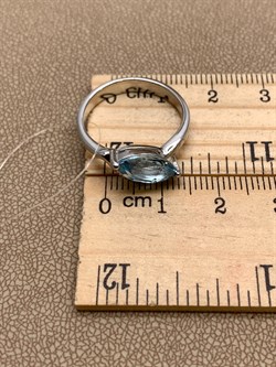 *Кольцо р.18 Голубой Топаз арт. R00307-517, (вес 3,58 г) - фото 335017 *Кольцо р.18 Голубой Топаз арт. R00307-517, (вес 3,58 г) - фото 335017