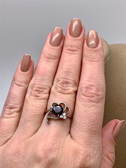 *КОЛЬЦО р.17 Гранат арт. R00068-223, (вес 2,96 г) - фото 335112