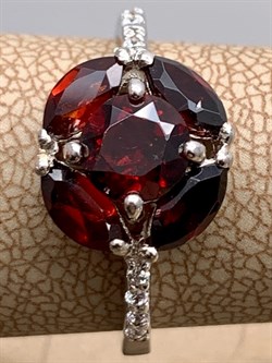 *КОЛЬЦО р.17,5 Гранат арт. R00082-328, (вес 2,73 г) - фото 335196 *КОЛЬЦО р.17,5 Гранат арт. R00082-328, (вес 2,73 г) - фото 335196