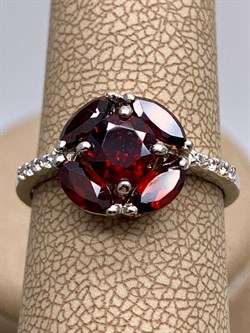 *КОЛЬЦО р.17,5 Гранат арт. R00082-328, (вес 2,73 г) - фото 335199 *КОЛЬЦО р.17,5 Гранат арт. R00082-328, (вес 2,73 г) - фото 335199