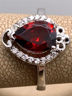 *Кольцо р.18 Гранат арт. R00036-692 Вес 4,17 г - фото 335208 *Кольцо р.18 Гранат арт. R00036-692 Вес 4,17 г - фото 335208