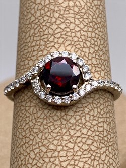 *КОЛЬЦО р.17,5 Гранат арт. R00076-998, (вес 2,26 г) - фото 335221 *КОЛЬЦО р.17,5 Гранат арт. R00076-998, (вес 2,26 г) - фото 335221