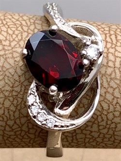 *КОЛЬЦО р.17,5 Гранат арт. R00011-541, (вес 3,6 г) - фото 335229 *КОЛЬЦО р.17,5 Гранат арт. R00011-541, (вес 3,6 г) - фото 335229