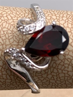 *КОЛЬЦО р.17,5 Гранат арт. R00004-847, (вес 2,74 г) - фото 335240 *КОЛЬЦО р.17,5 Гранат арт. R00004-847, (вес 2,74 г) - фото 335240