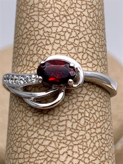 *КОЛЬЦО р.17,5 Гранат арт. R00009-742, (вес 2,64 г) - фото 335265