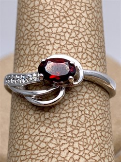 *КОЛЬЦО р.17,5 Гранат арт. R00009-742, (вес 2,64 г) - фото 335266