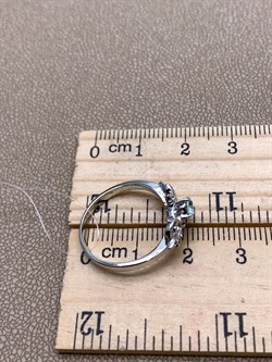 *Кольцо р.17 Голубой Топаз арт. R00611-829, (вес 2,33 г) - фото 335302