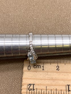 *КОЛЬЦО р.17 Голубой Топаз арт. R00617-292, (вес 2,51 г) - фото 335304 *КОЛЬЦО р.17 Голубой Топаз арт. R00617-292, (вес 2,51 г) - фото 335304