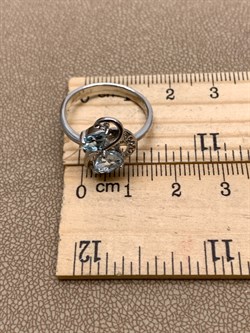 *КОЛЬЦО р.18 Голубой Топаз арт. R00615-127, (вес 3,33 г) - фото 335331 *КОЛЬЦО р.18 Голубой Топаз арт. R00615-127, (вес 3,33 г) - фото 335331