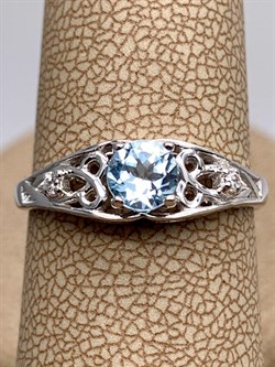 *Кольцо р.18 Голубой Топаз арт. R00620-640, (вес 1,97 г) - фото 335338 *Кольцо р.18 Голубой Топаз арт. R00620-640, (вес 1,97 г) - фото 335338