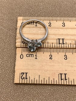 *КОЛЬЦО р.17,5 Топаз, Фианит арт. R00630-108, (вес 2,81 г) - фото 335371