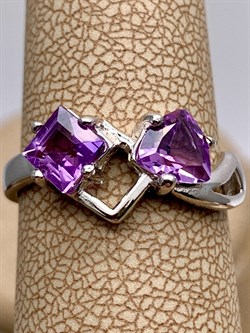 *Кольцо р.17,5 Аметист арт. R00236-706, (вес 2,85 г) - фото 335407 *Кольцо р.17,5 Аметист арт. R00236-706, (вес 2,85 г) - фото 335407