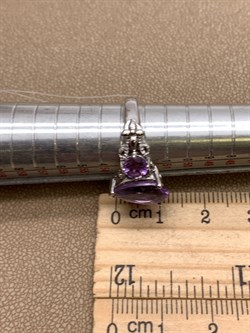 *Кольцо р.17 Аметист арт. R00214-894, (вес 4,12 г) - фото 335413