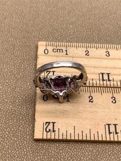 *Кольцо р.17 Аметист арт. R00214-894, (вес 4,12 г) - фото 335419