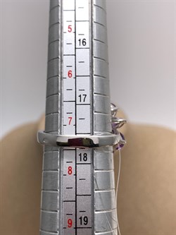 *КОЛЬЦО р.17,5 Аметист арт. R00228-836, (вес 5,41 г) - фото 335424