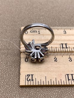 *КОЛЬЦО р.17,5 Аметист арт. R00228-836, (вес 5,41 г) - фото 335429