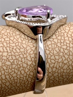 *КОЛЬЦО р.17,5 Аметист арт. R00297-915, (вес 3,56 г) - фото 335436 *КОЛЬЦО р.17,5 Аметист арт. R00297-915, (вес 3,56 г) - фото 335436