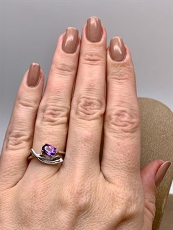 *Кольцо р.16,5 Аметист арт. R00221-215, (вес 2,81 г) - фото 335448 *Кольцо р.16,5 Аметист арт. R00221-215, (вес 2,81 г) - фото 335448
