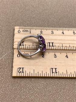 *Кольцо р.17,5 Аметист арт. R00223-021 Вес 3,2 г - фото 335472 *Кольцо р.17,5 Аметист арт. R00223-021 Вес 3,2 г - фото 335472