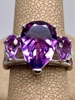 *КОЛЬЦО р.17 Аметист арт. R00207-549, (вес около 5,44 г) - фото 335479 *КОЛЬЦО р.17 Аметист арт. R00207-549, (вес около 5,44 г) - фото 335479