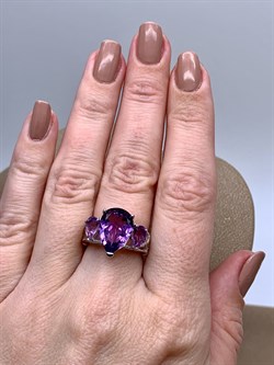 *КОЛЬЦО р.17 Аметист арт. R00207-549, (вес около 5,44 г) - фото 335480 *КОЛЬЦО р.17 Аметист арт. R00207-549, (вес около 5,44 г) - фото 335480