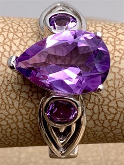 *Кольцо р.18 Аметист арт. R00219-817, (вес 4,17 г) - фото 335488 *Кольцо р.18 Аметист арт. R00219-817, (вес 4,17 г) - фото 335488