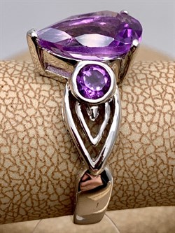 *Кольцо р.18 Аметист арт. R00219-817, (вес 4,17 г) - фото 335489 *Кольцо р.18 Аметист арт. R00219-817, (вес 4,17 г) - фото 335489