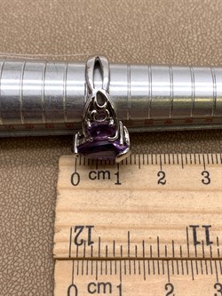 *Кольцо р.17 Аметист арт. R00218-096, (вес 5,09 г) - фото 335496