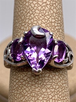 *Кольцо р.17 Аметист арт. R00218-096, (вес 5,09 г) - фото 335500