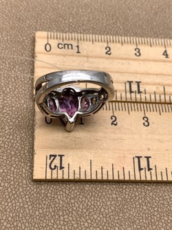 *Кольцо р.17 Аметист арт. R00218-096, (вес 5,09 г) - фото 335502