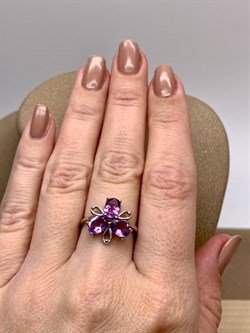 *Кольцо р.17,5 Аметист арт. R00223-612 Вес 3,32 г - фото 335521 *Кольцо р.17,5 Аметист арт. R00223-612 Вес 3,32 г - фото 335521