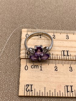 *Кольцо р.17,5 Аметист арт. R00223-612 Вес 3,32 г - фото 335523 *Кольцо р.17,5 Аметист арт. R00223-612 Вес 3,32 г - фото 335523