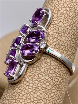 *КОЛЬЦО р.17,5 Аметист арт. R00570-249, (вес 5 г) - фото 335528 *КОЛЬЦО р.17,5 Аметист арт. R00570-249, (вес 5 г) - фото 335528