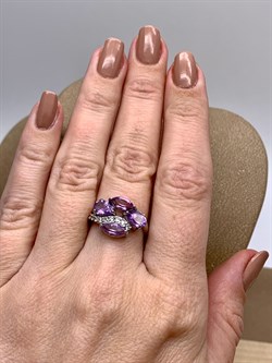 *Кольцо р.17 Аметист арт. R00560-082, (вес 3,42 г) - фото 335540 *Кольцо р.17 Аметист арт. R00560-082, (вес 3,42 г) - фото 335540