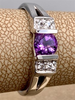 *Кольцо р.17,5 Аметист арт. R00567-020 Вес 2,25 г - фото 335587 *Кольцо р.17,5 Аметист арт. R00567-020 Вес 2,25 г - фото 335587