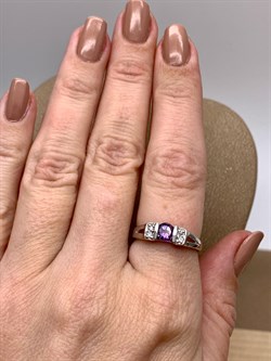 *Кольцо р.17,5 Аметист арт. R00567-020 Вес 2,25 г - фото 335591 *Кольцо р.17,5 Аметист арт. R00567-020 Вес 2,25 г - фото 335591