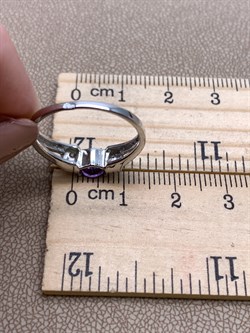 *Кольцо р.17,5 Аметист арт. R00567-020 Вес 2,25 г - фото 335592 *Кольцо р.17,5 Аметист арт. R00567-020 Вес 2,25 г - фото 335592