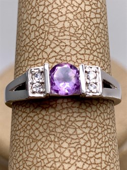 *Кольцо р.17 Аметист арт. R00567-082 Вес 2,41 г - фото 335610 *Кольцо р.17 Аметист арт. R00567-082 Вес 2,41 г - фото 335610