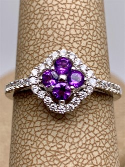 *КОЛЬЦО Аметист р.18 арт. R00587-909, (вес 2,41 г) - фото 335620 *КОЛЬЦО Аметист р.18 арт. R00587-909, (вес 2,41 г) - фото 335620