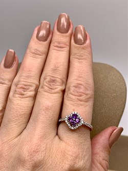 *КОЛЬЦО Аметист р.18 арт. R00587-909, (вес 2,41 г) - фото 335621 *КОЛЬЦО Аметист р.18 арт. R00587-909, (вес 2,41 г) - фото 335621