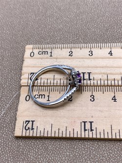 *КОЛЬЦО Аметист р.18 арт. R00587-909, (вес 2,41 г) - фото 335624 *КОЛЬЦО Аметист р.18 арт. R00587-909, (вес 2,41 г) - фото 335624