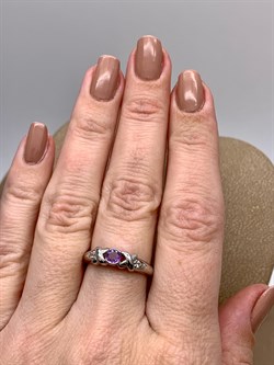 *КОЛЬЦО р.17,5 Аметист арт. R00555-378, (вес 2,71 г) - фото 335631 *КОЛЬЦО р.17,5 Аметист арт. R00555-378, (вес 2,71 г) - фото 335631