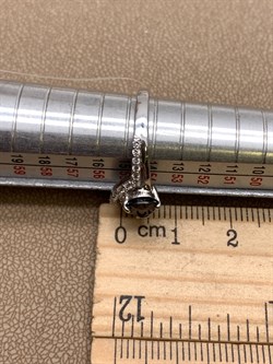 *КОЛЬЦО р.17,5 Гранат арт. R00407-475, (вес 2,71 г) - фото 335646