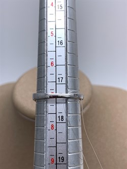 *КОЛЬЦО р.17,5 Гранат арт. R00407-475, (вес 2,71 г) - фото 335647