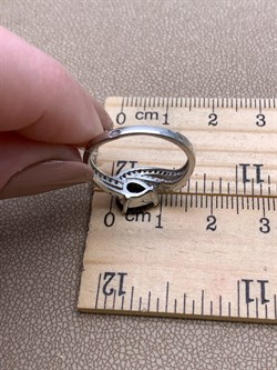 *КОЛЬЦО р.17,5 Гранат арт. R00407-475, (вес 2,71 г) - фото 335652