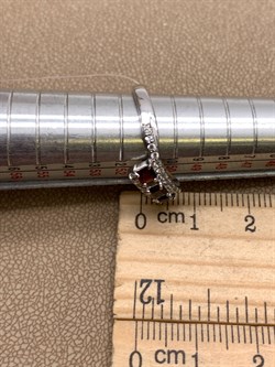 *КОЛЬЦО р.16,5 Гранат арт. R00405-362, (вес 2,6 г) - фото 335656