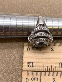 *КОЛЬЦО р.17,5 Голубой Топаз арт. R00446-874, (вес 6,62 г) - фото 335666 *КОЛЬЦО р.17,5 Голубой Топаз арт. R00446-874, (вес 6,62 г) - фото 335666