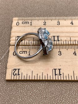 *Кольцо р.17,5 Голубой Топаз арт. R00449-287 Вес 4,61 г - фото 335694 *Кольцо р.17,5 Голубой Топаз арт. R00449-287 Вес 4,61 г - фото 335694