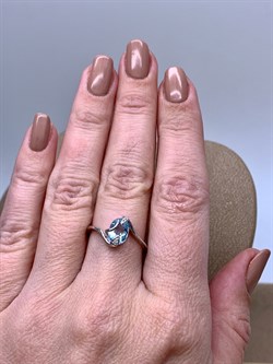 *Кольцо р.18 Голубой Топаз арт. R00450-017, (вес 2,19 г) - фото 335741 *Кольцо р.18 Голубой Топаз арт. R00450-017, (вес 2,19 г) - фото 335741